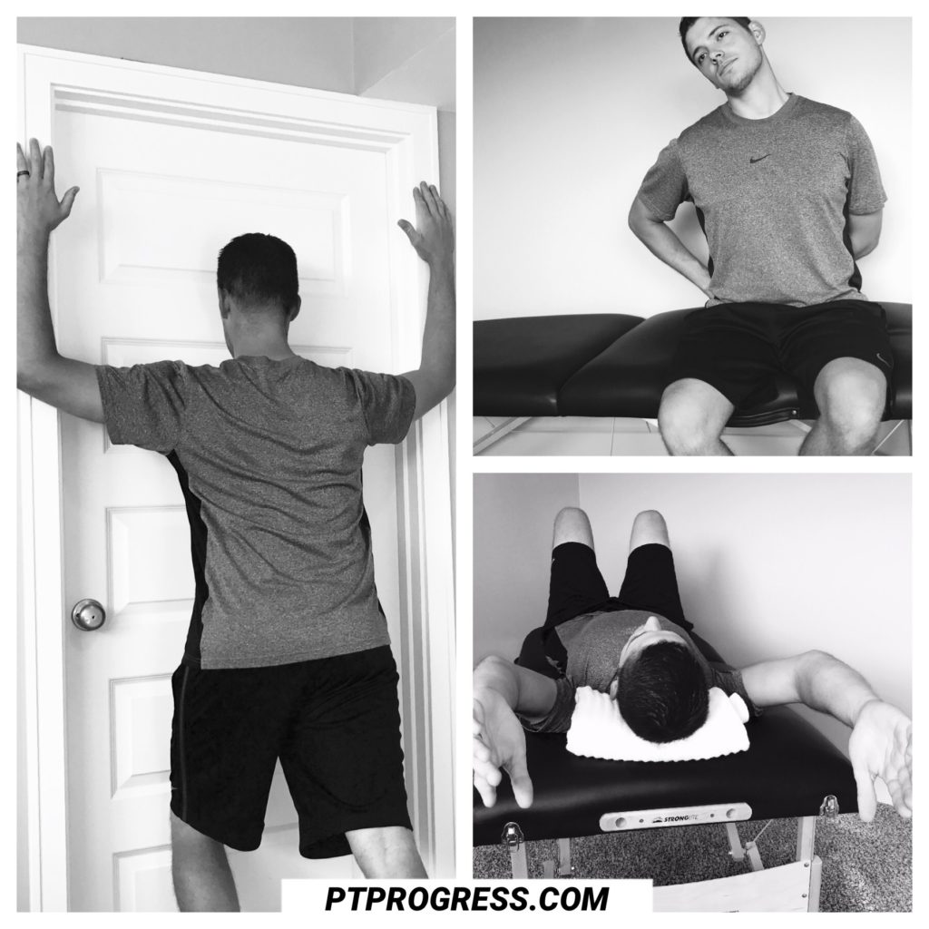 shoulder pain and neck stretches