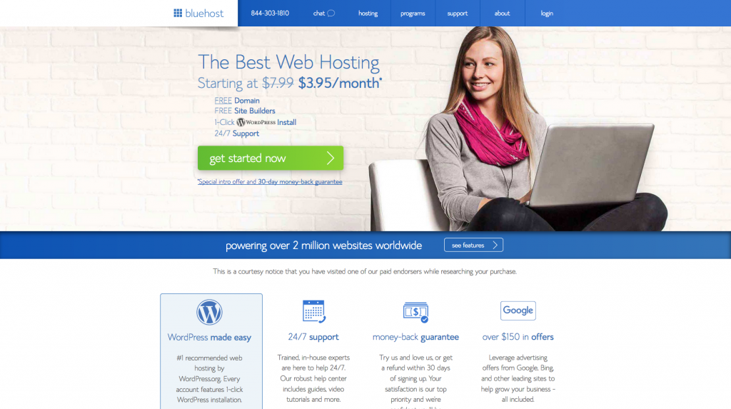 bluehost discount