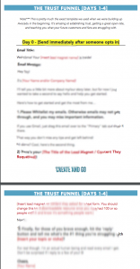 Create and Go email funnel