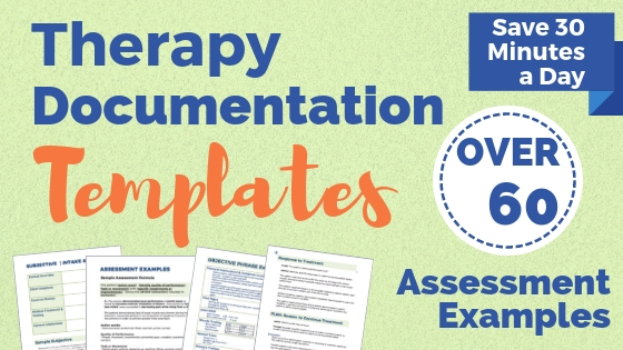 therapy documentation template