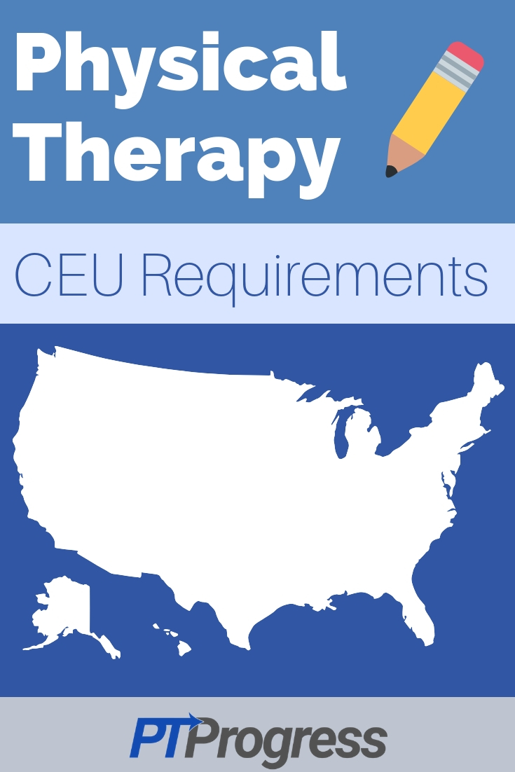 physical therapy ceu requirements