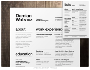 canva resume