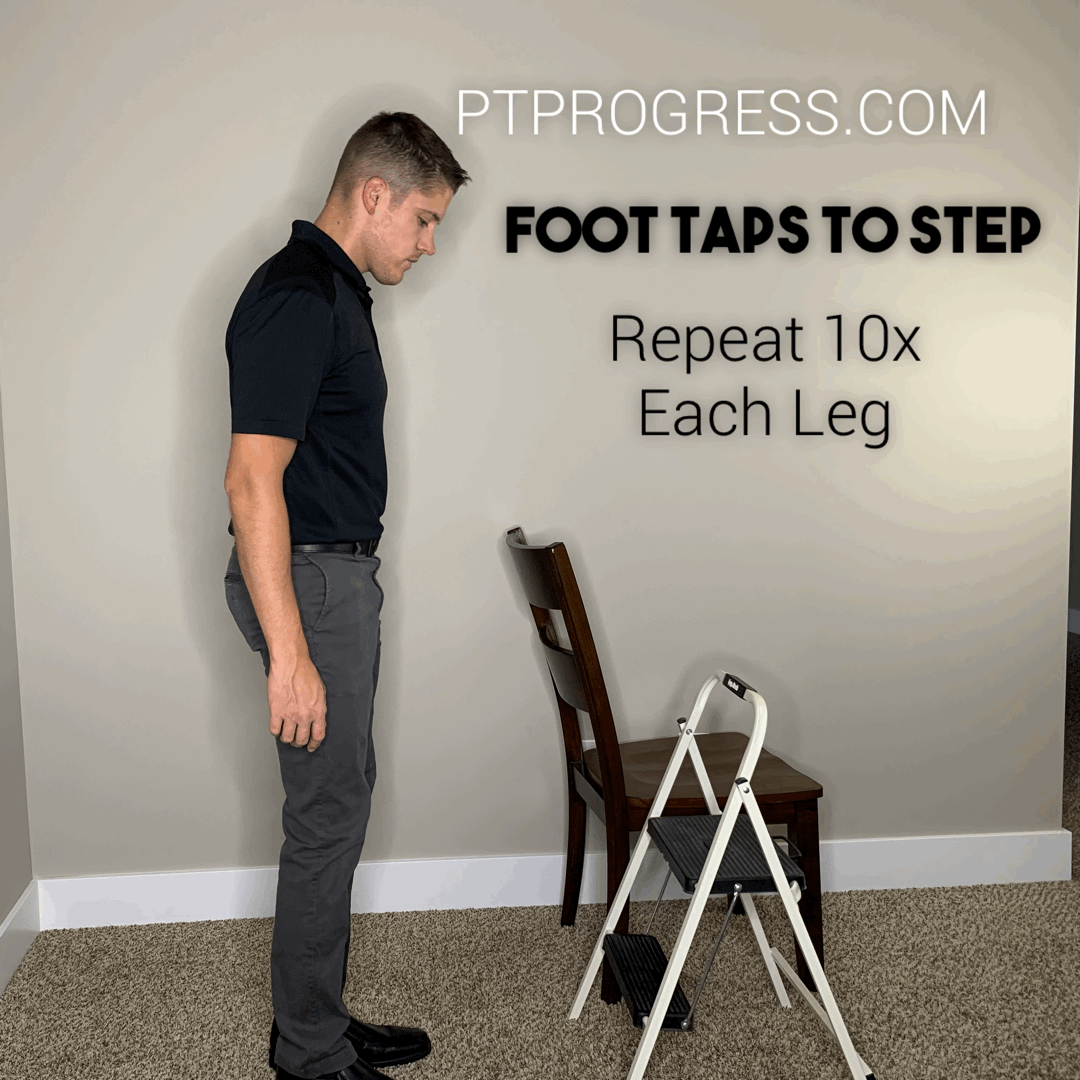 Foot Taps Balance Exercise