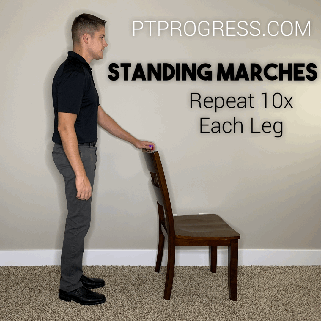 Balance Exercise 5 Standing Marches
