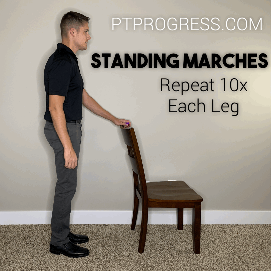 12 Balance Exercises for Seniors PDF and Printable Pictures