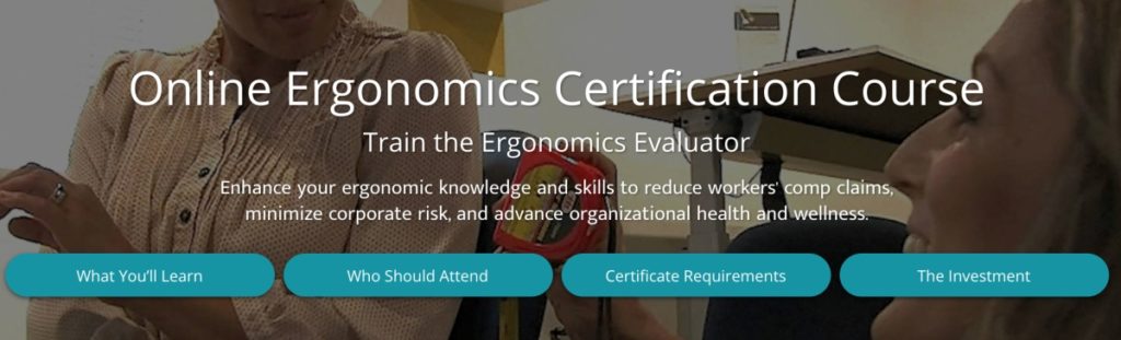 Online Ergonomics Training Course