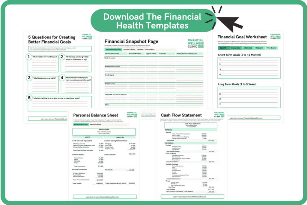 financial health templates