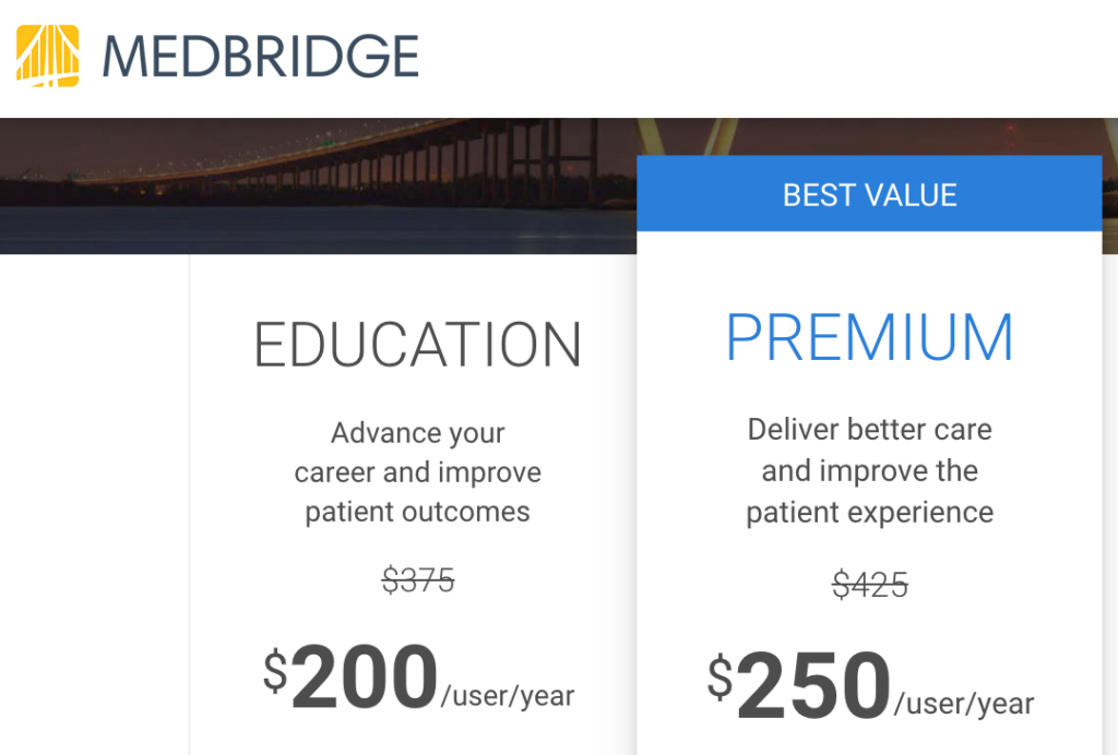 medbridge discount