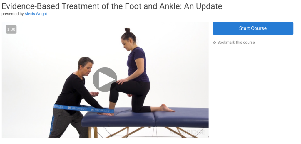 medbridge ankle course