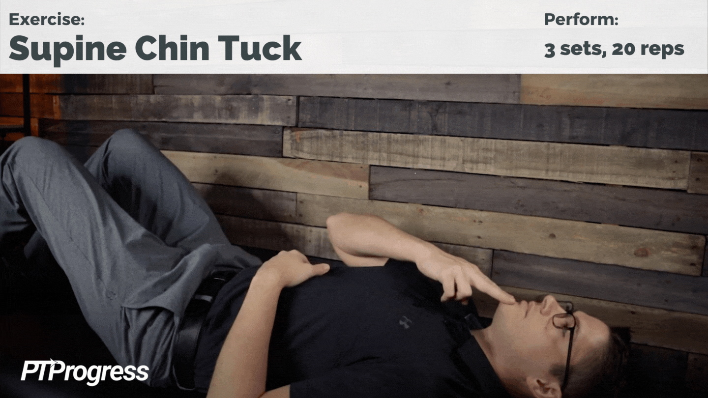 chin tuck shoulder pain chin tuck shoulder pain