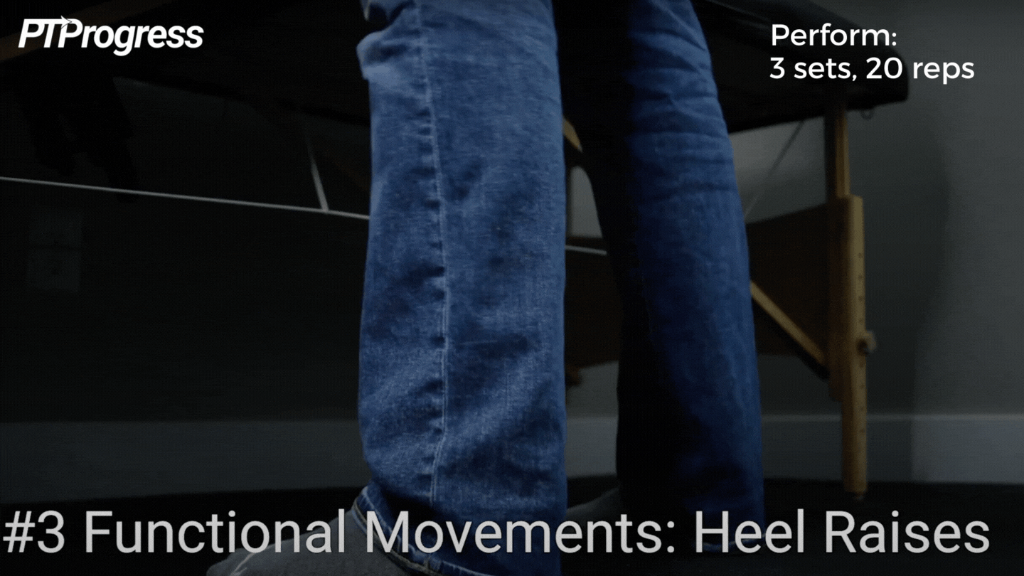 heel raises exercise