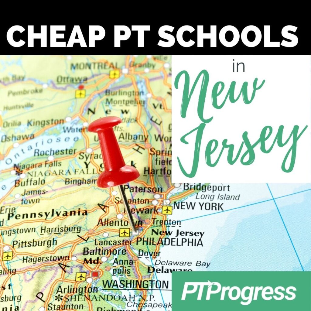 New Jersey PT schools 