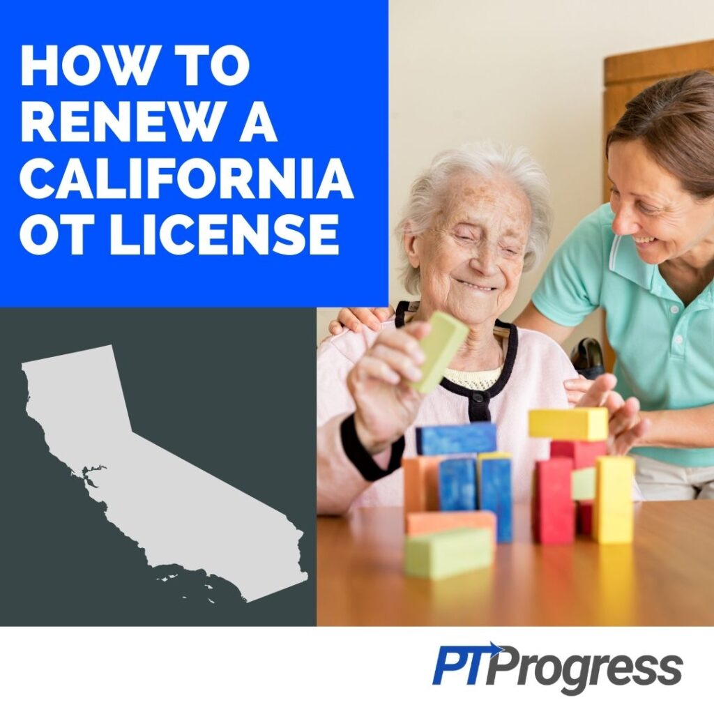 California Occupational Therapy License Renewal Requirements