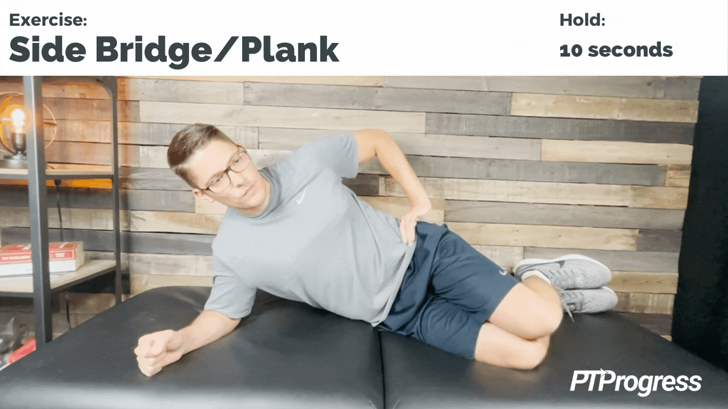 side bridge for back pain