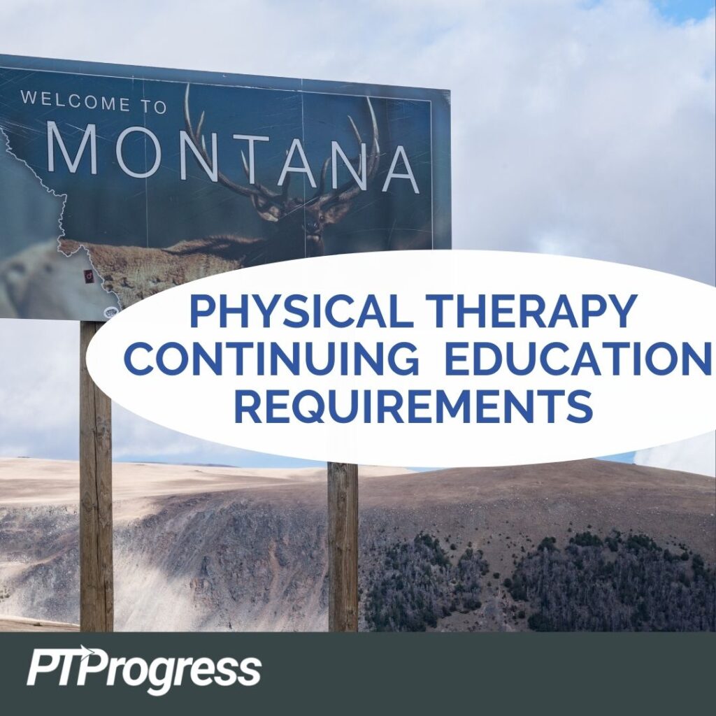 montana physical therapy license