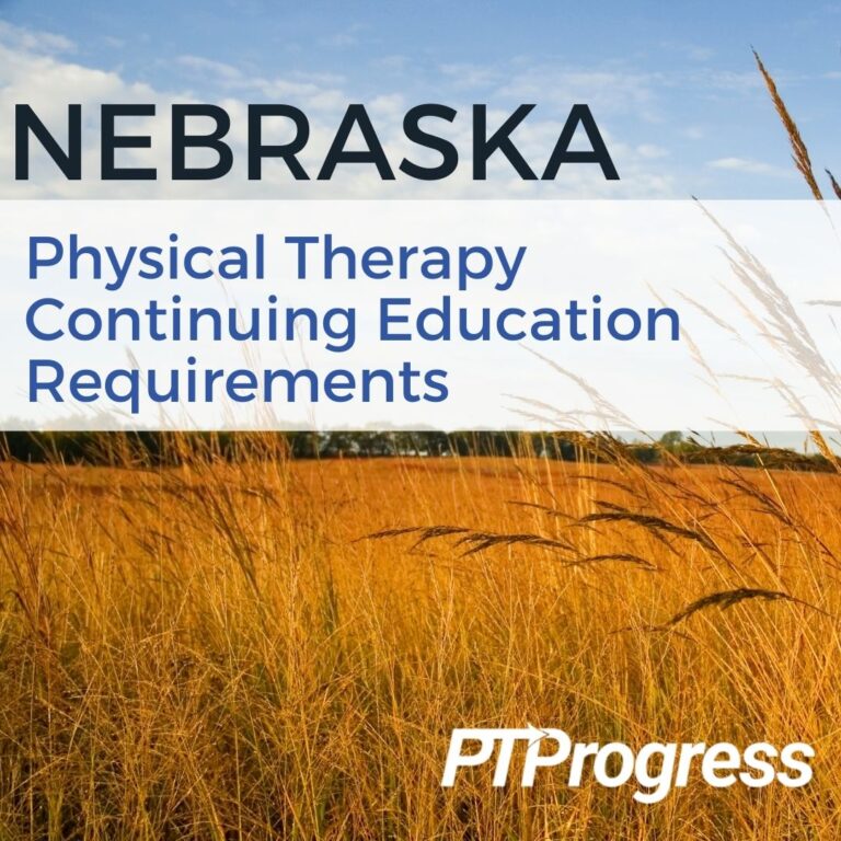 Nebraska Physical Therapy Continuing Education Requirements