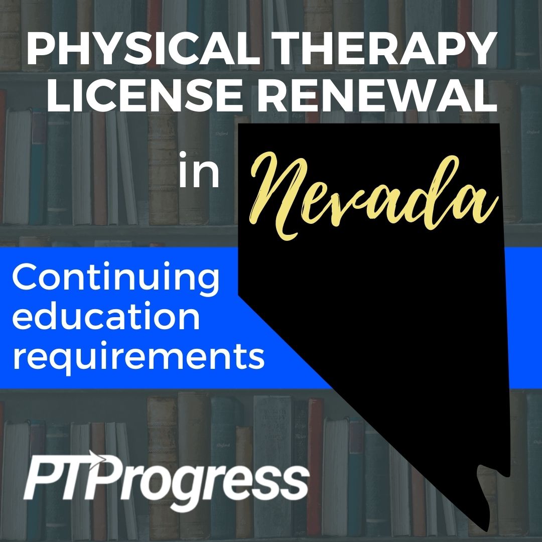 nevada physical therapy license