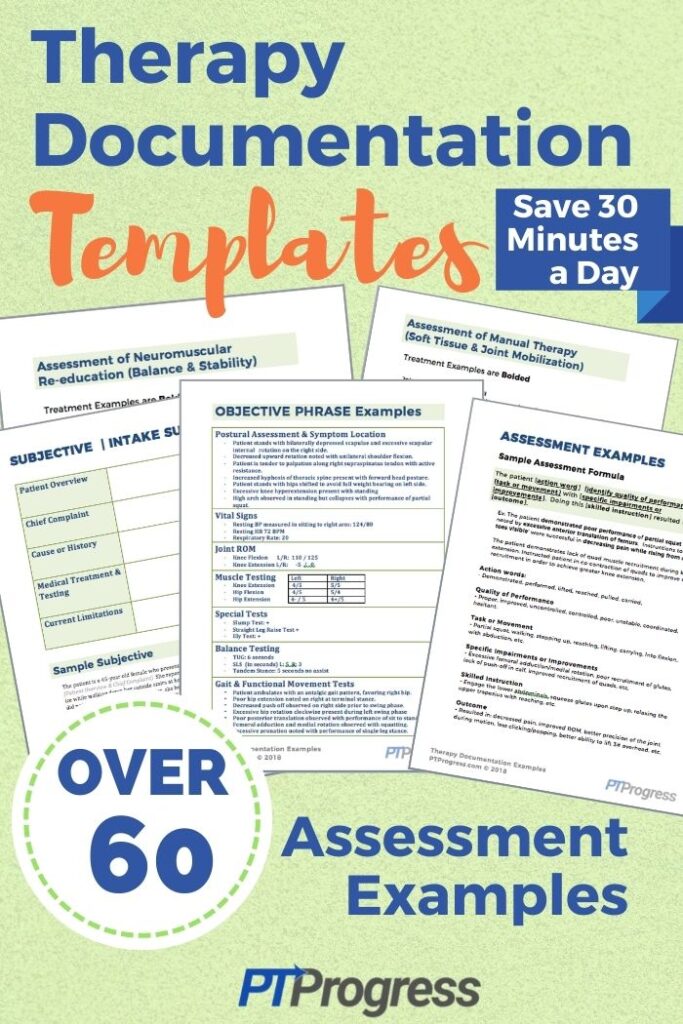 therapy assessment examples