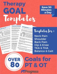 physical therapy goal examples