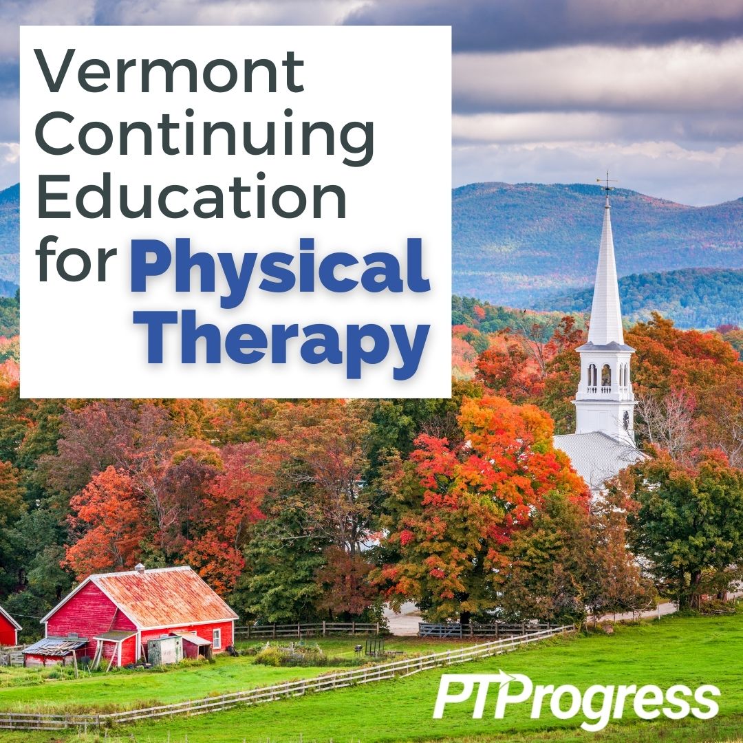 vermont PT license