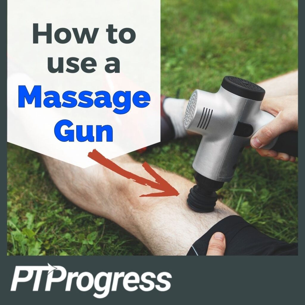 how to use a massage gun