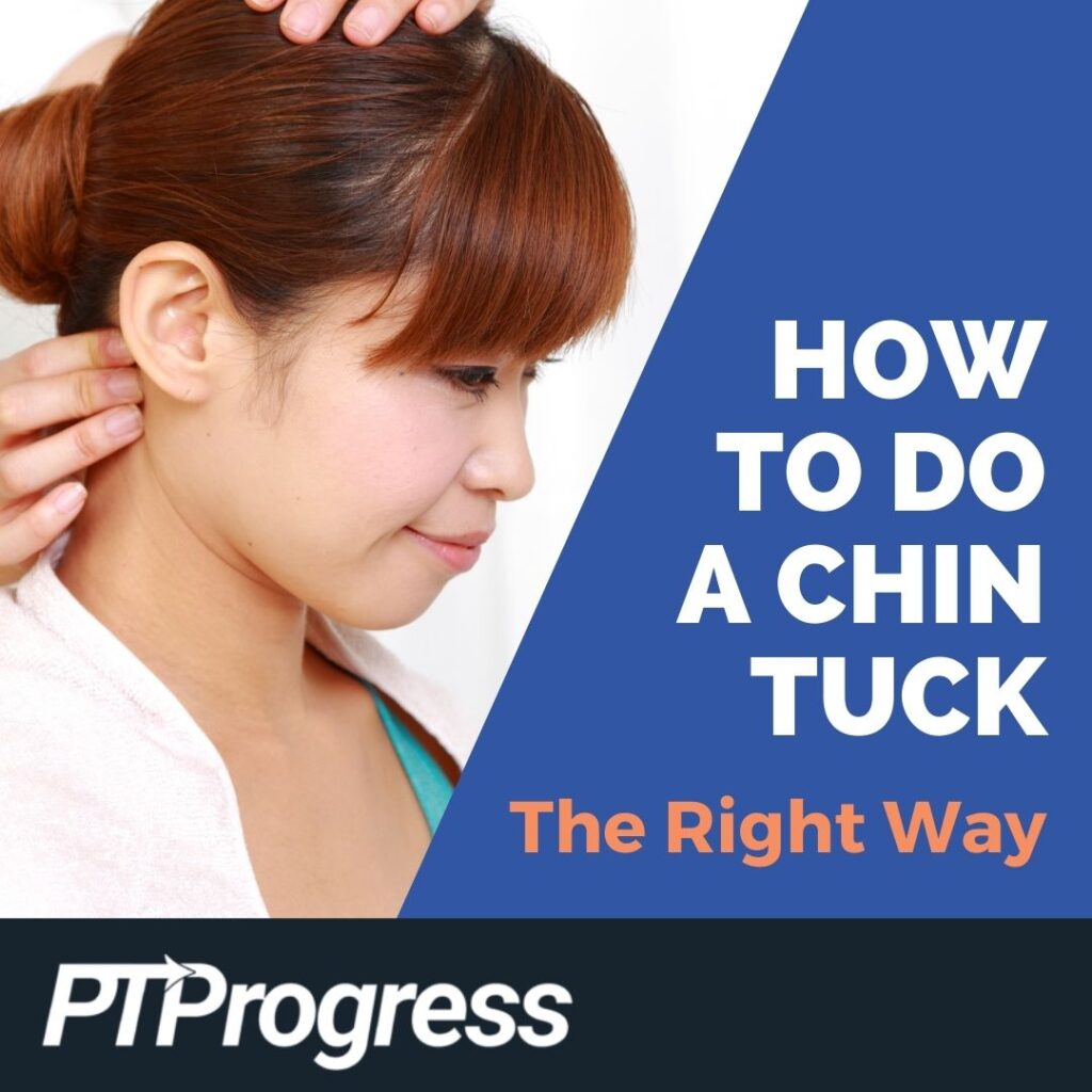 how to do a chin tuck