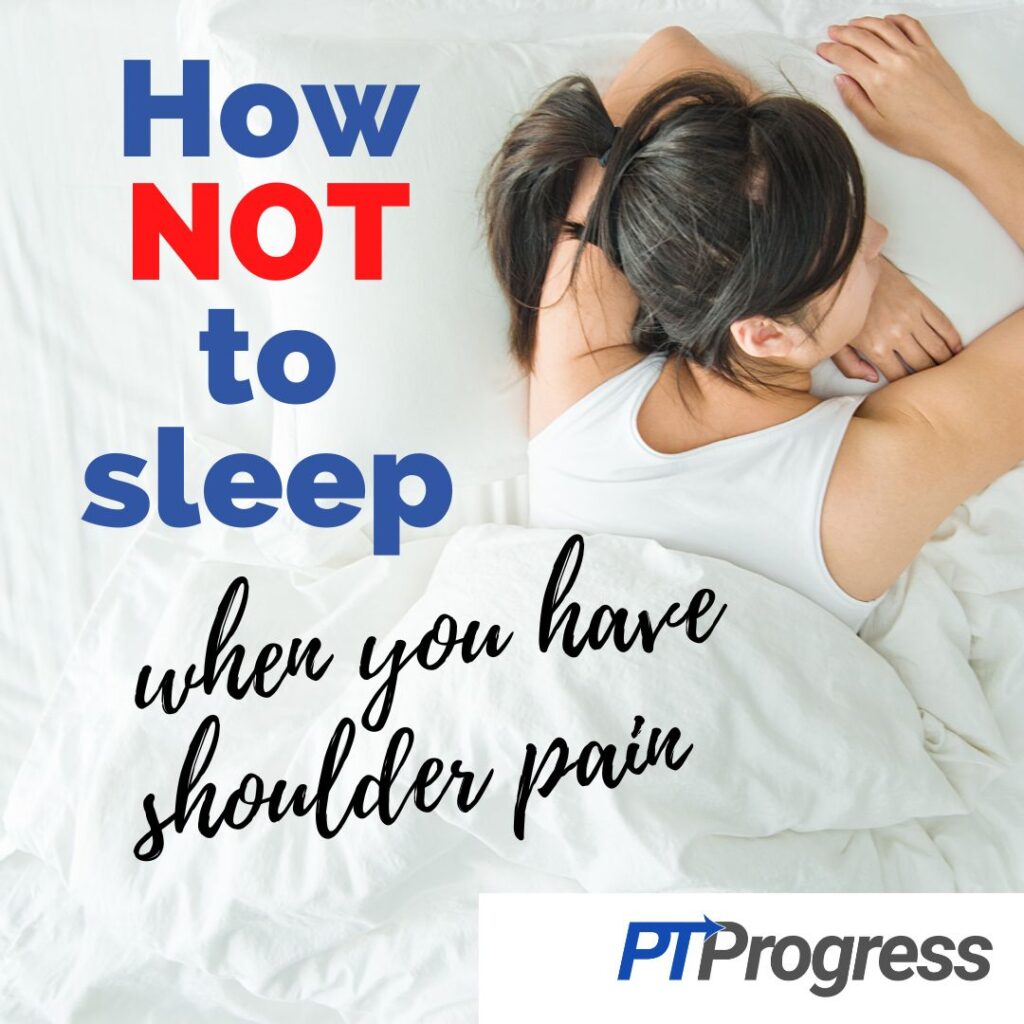 shoulder pain sleeping positions to avoid
