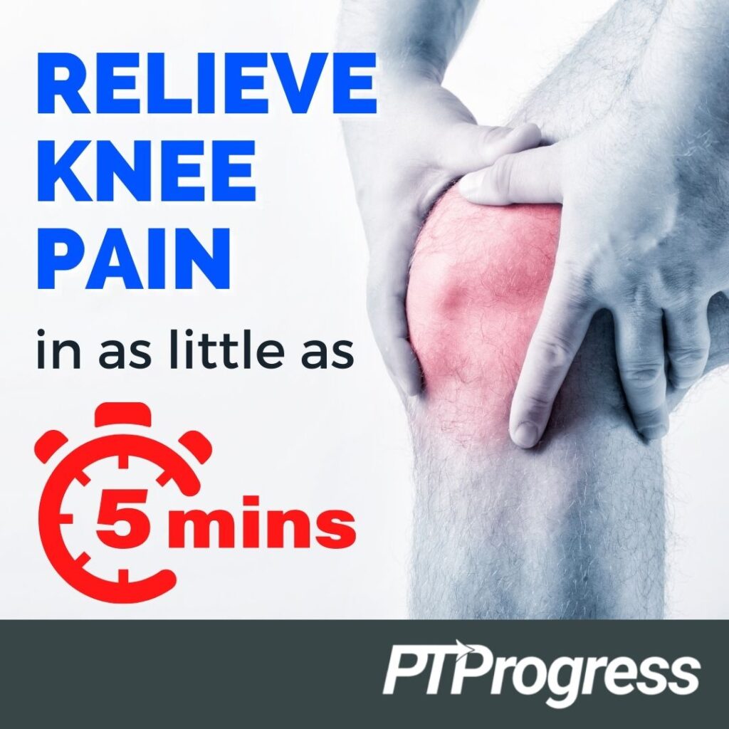 relieve knee pain fast