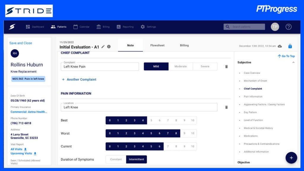 Stride EMR documentation