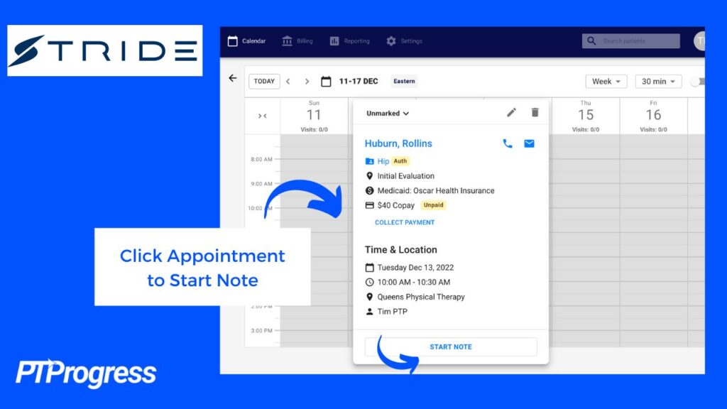 stride therapy emr