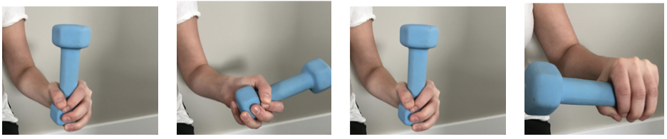 supination pronation tennis elbow exercise