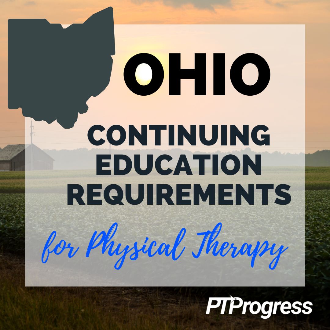 Ohio PT CEU requirements