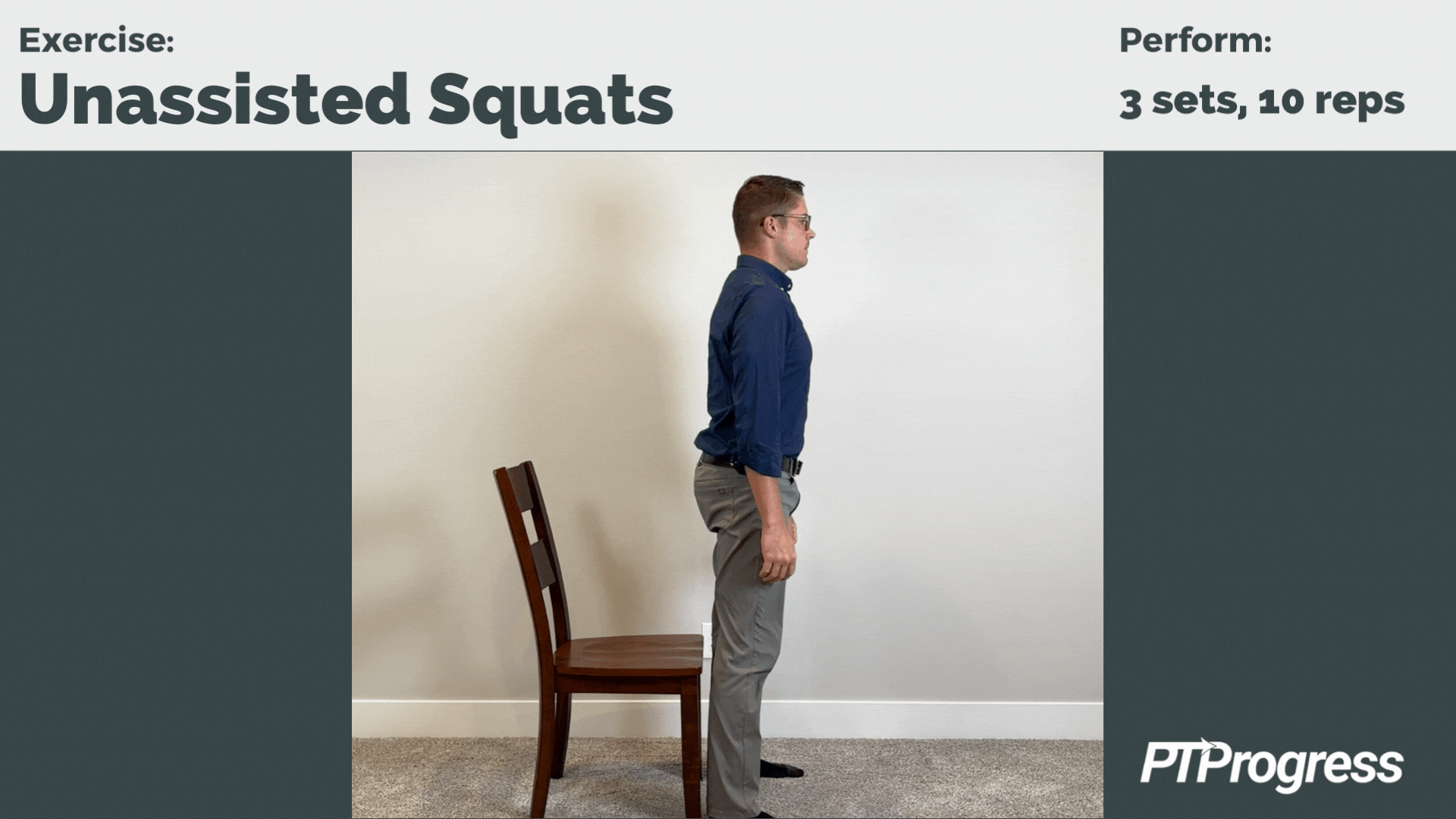 unassisted squats exercise