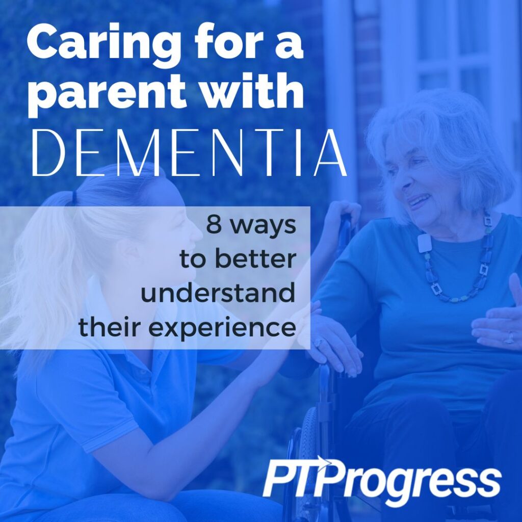caring for a parent with dementia