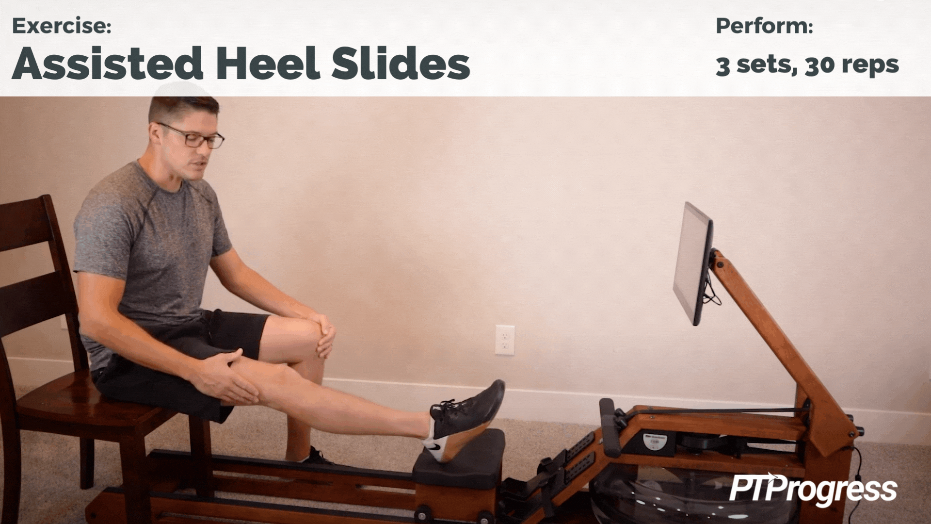 how to use a rower for knee pain
