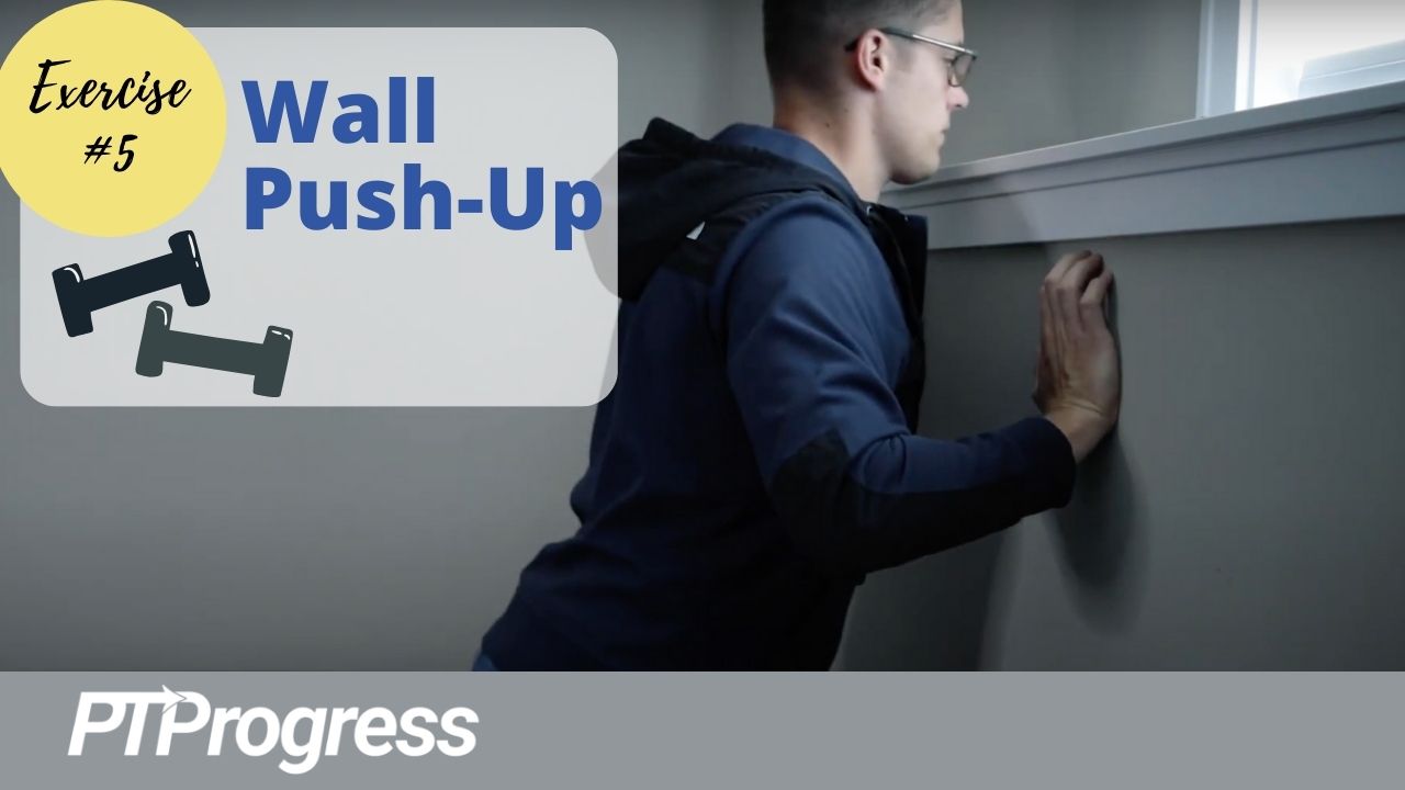 wall-push up exercises for seniors