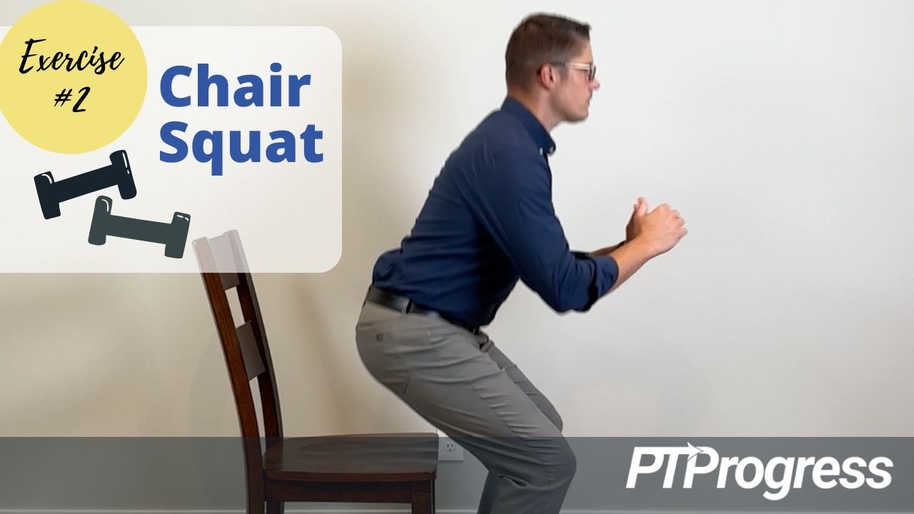 chair squat exercise for seniors
